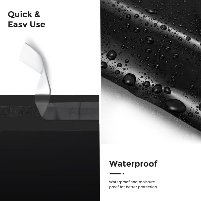 Metronic Poly Mailers 10x13 200 Pcs | Small Shipping Bags for Clothing | Strong Adhensive Seal Seal Mailing Bags for Small Business, Tear-resistant Shipping Envelopes Package Bags in Black - Image 3